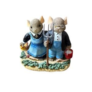 Fitz & Floyd Charming Tails "Home Grown Love" Member Exclusive 97/126 Mouse Mice